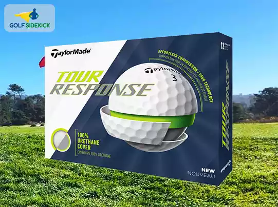 Taylormade Tour Response golf balls - best golf ball for 85 to 95 mph swing speed