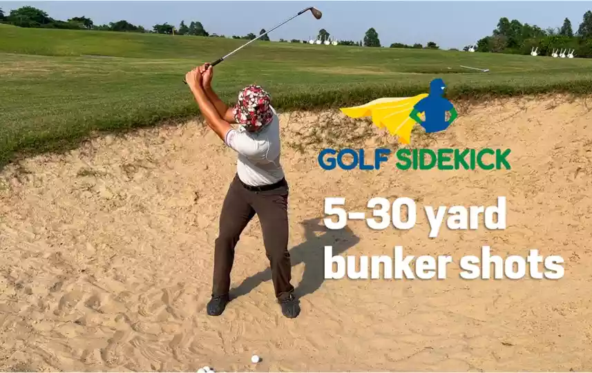 bunker with 58 degree