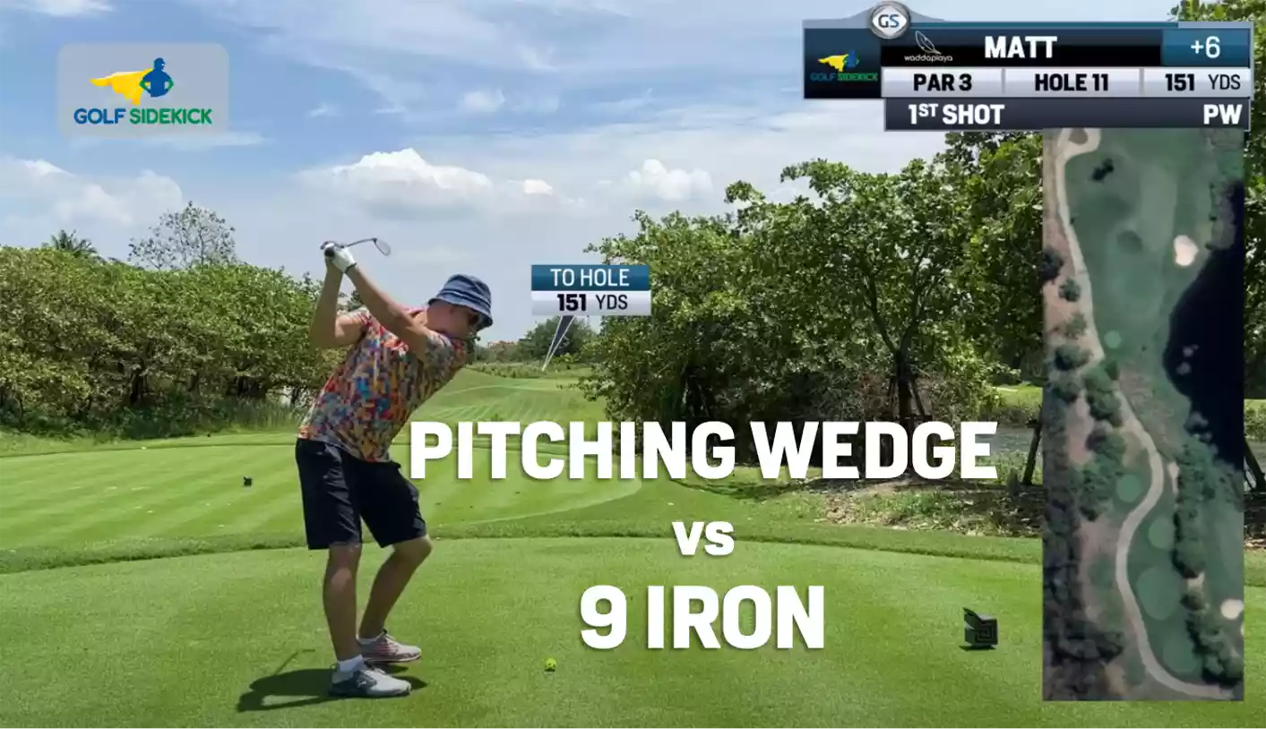 9 iron vs pitching wedge 