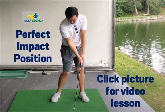 impact position for 8 iron